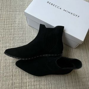 Rebecca Minkoff MADYSIN black booties w/ stud detail / size 8.5 /great condition